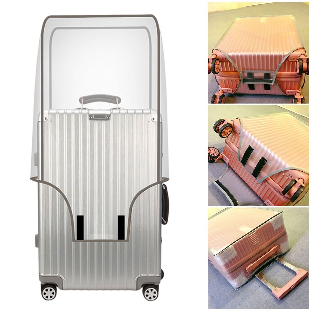 Waterproof Suitcase Cover Protector - 16-28 Zoll Reisekoffer-Schutzhülle PVC Transparente Kofferschutzhülle