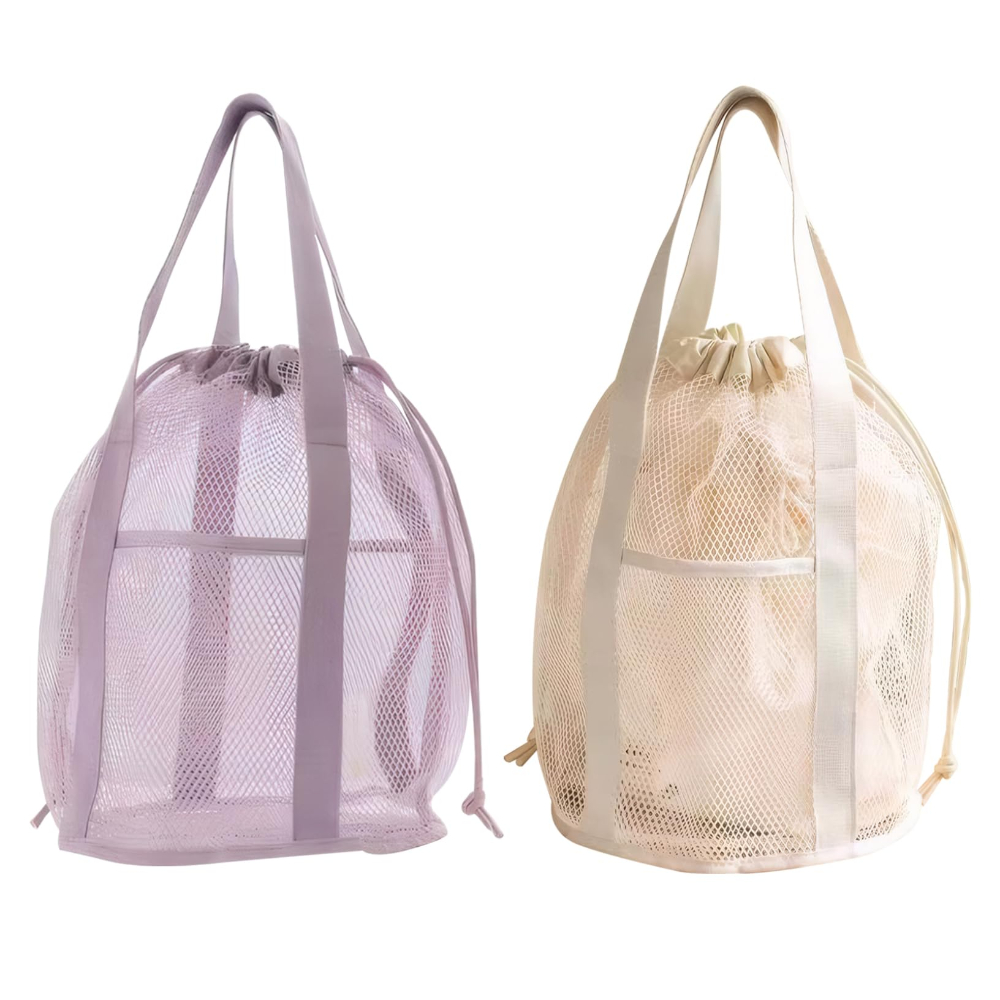 Handbags - Reise-Kulturtasche aus Netzstoff, ausgehöhlt, faltbar, ultraleicht,