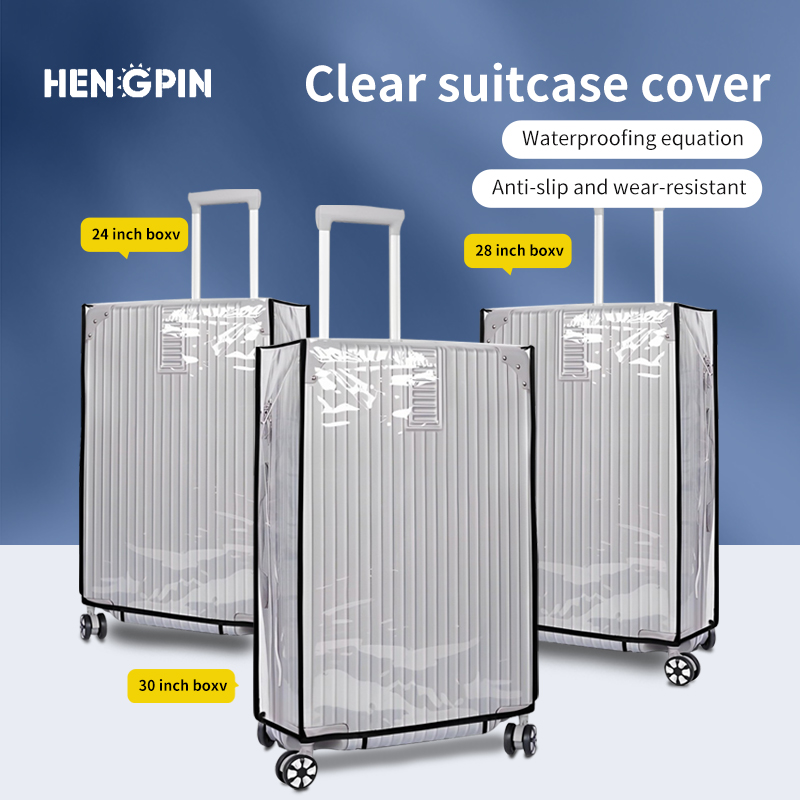 Waterproof Suitcase Cover Protector - Voll transparente Gepäcks chutz abdeckung PVC