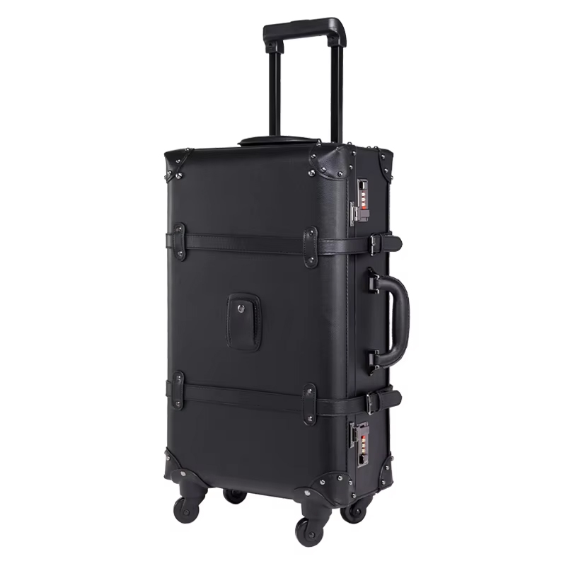 Retro Vintage Trunk Suitcase - Neue Retro Roll Gepäck Spinner Marke