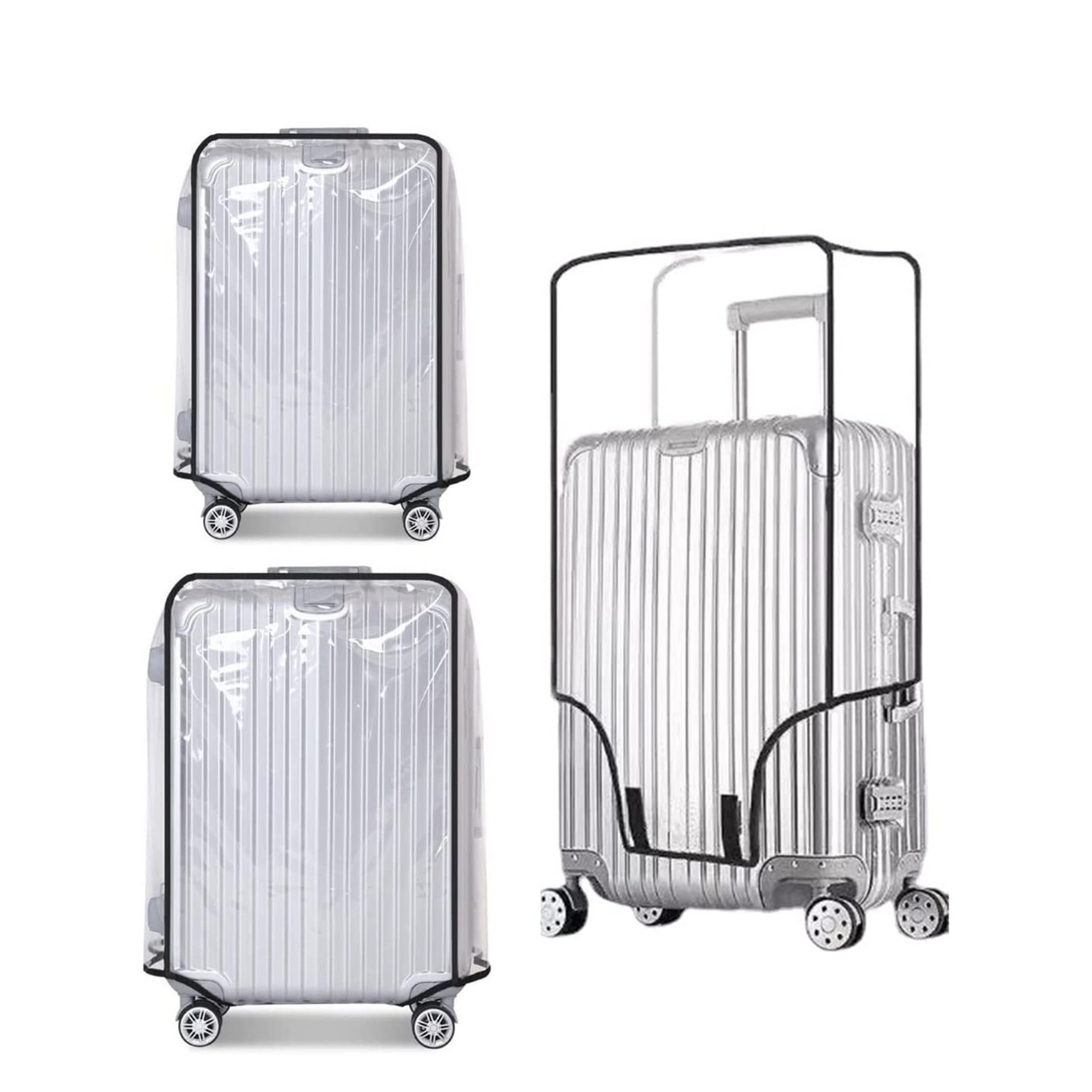 Waterproof Suitcase Cover Protector - Neue Vollständig Transparente Gepäckschutzhülle Wasserdicht Staubdicht