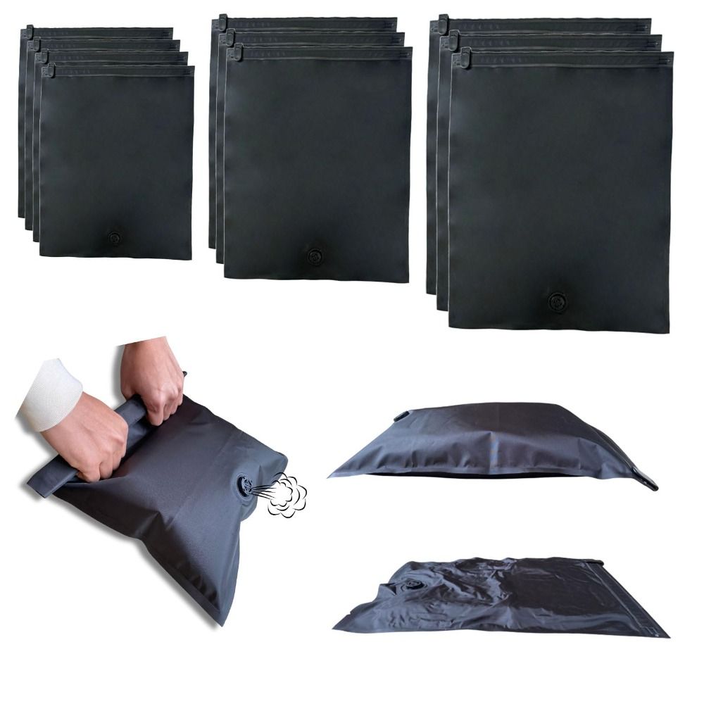 Luggage - Neue wiederverwendbare Handroll-Vakuumbeutel, platzsparende, staubdichte Vakuum-Kompressionsbeutel,
