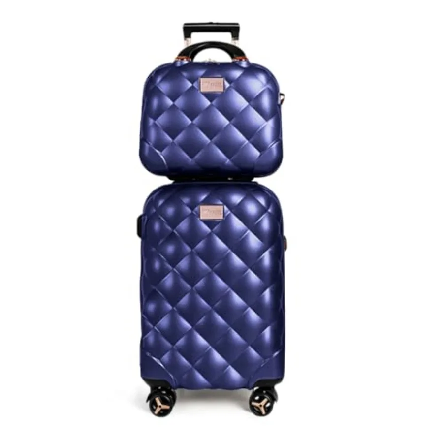 Expandable Hard Shell Luggage Set - 2-teiliges Set, 14/20 Zoll, Handgepäck für
