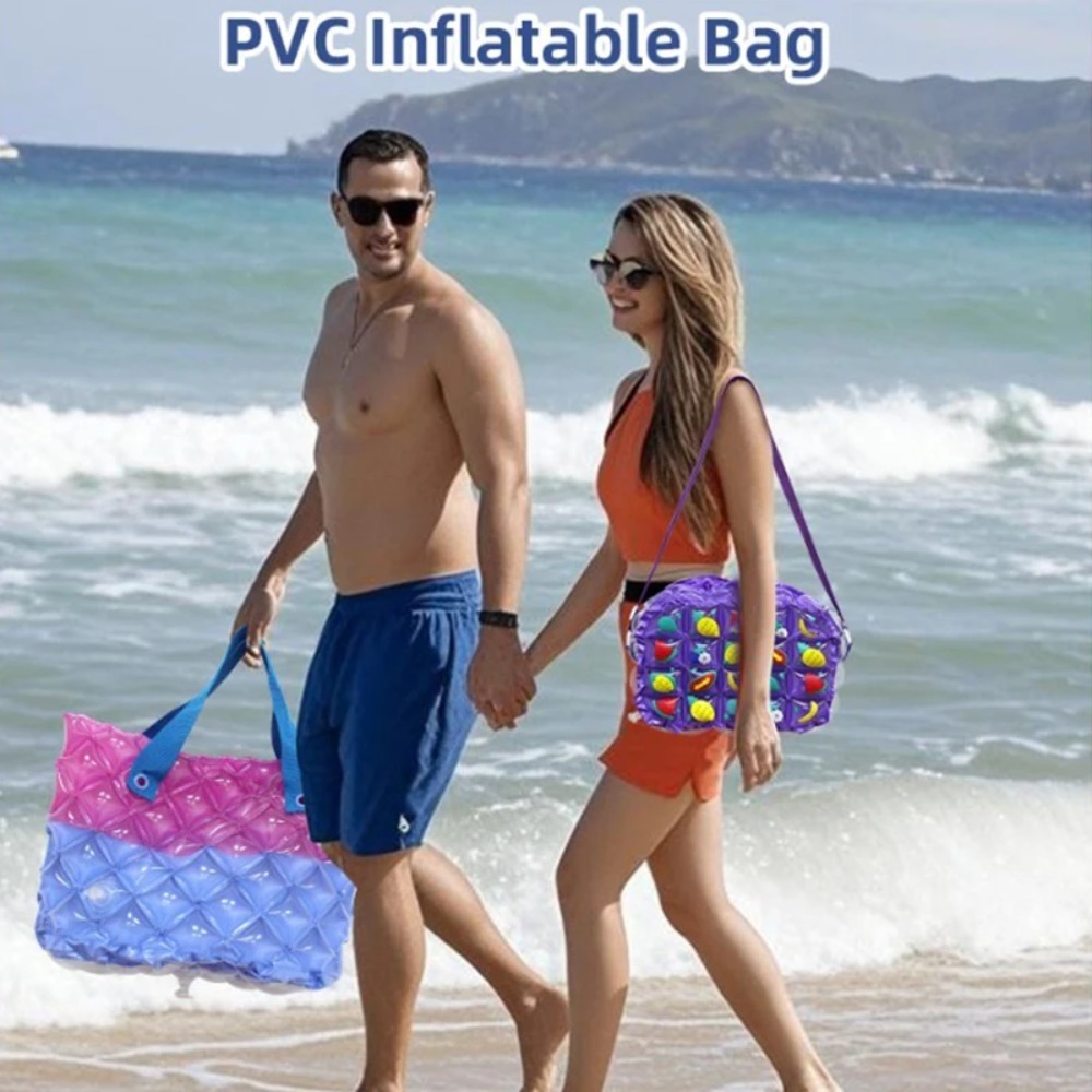 Handbags - Strandurlaub PVC-Stempel Aufblasbare Umhängetasche Wasserdichte Handtasche