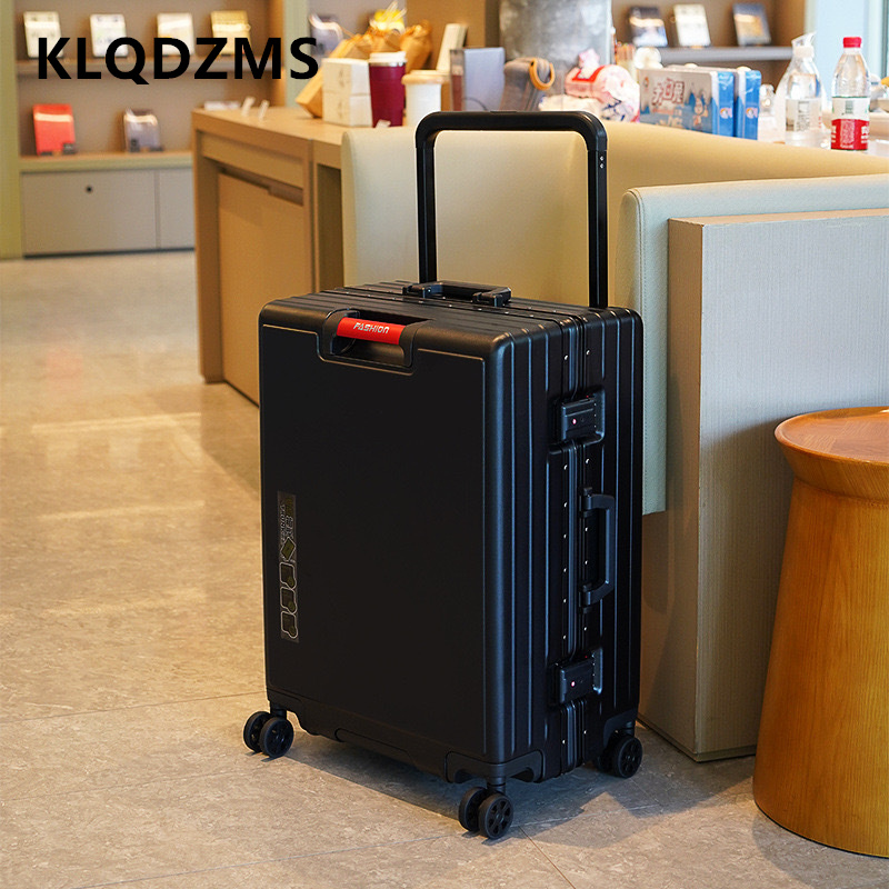 Aluminum Frame Carry On Luggage - KLQDZMS Koffer Aluminiumrahmen Boardingbox 20