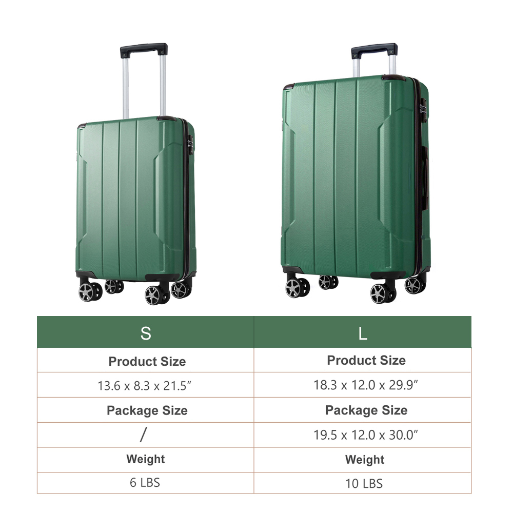 2-teiliges Erweiterbares Harts – Expandable Hard Shell Luggage Set Bewertung und Preis