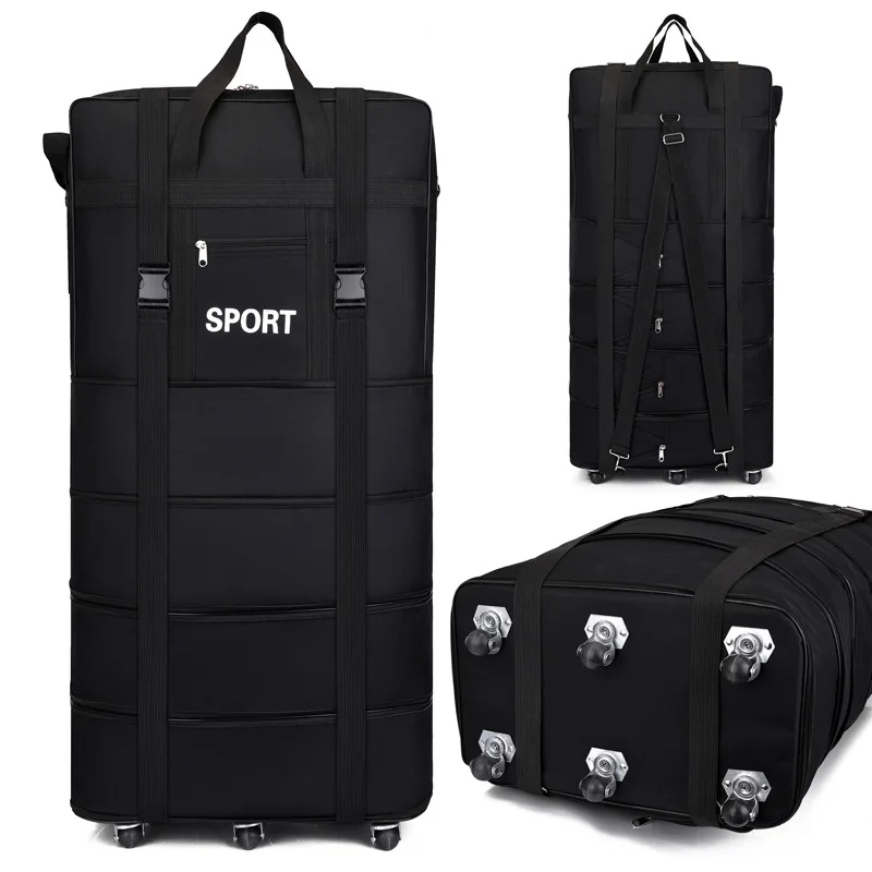 Plus Airline-Koffertasche aus  – Foldable Rolling Luggage Bag Bewertung und Preis