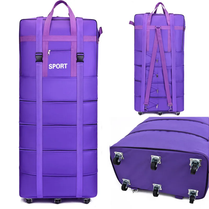 Plus Airline-Koffertasche aus  – Foldable Rolling Luggage Bag Bewertung und Preis