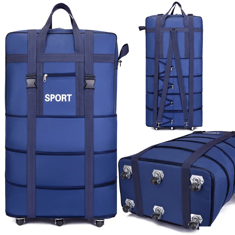 Plus Airline-Koffertasche aus  – Foldable Rolling Luggage Bag Bewertung und Preis