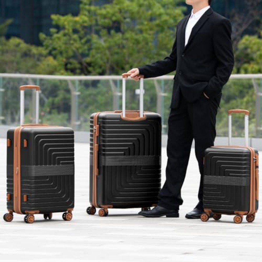 3-teiliges, erweiterbares Koff – Expandable Hard Shell Luggage Set Bewertung und Preis