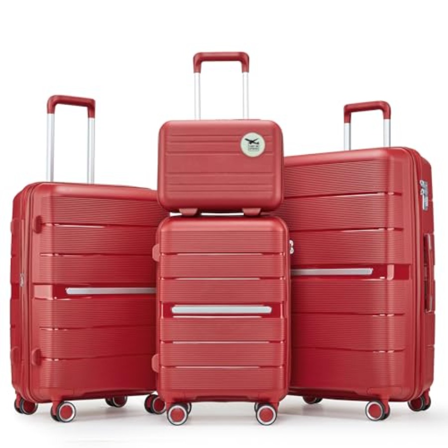 Gepäcksets 4-teilig, erweiterb – Expandable Hard Shell Luggage Set Bewertung und Preis
