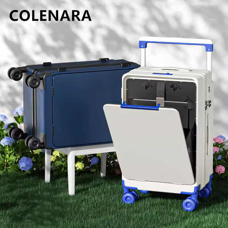 COLENARA ABS+PC Koffer mit Fro – Front Opening Laptop Luggage 24 Inch Bewertung und Preis