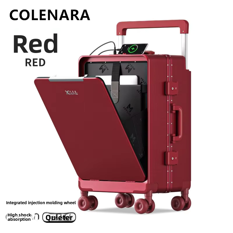 COLENARA ABS+PC Koffer mit Fro – Front Opening Laptop Luggage 24 Inch Bewertung und Preis