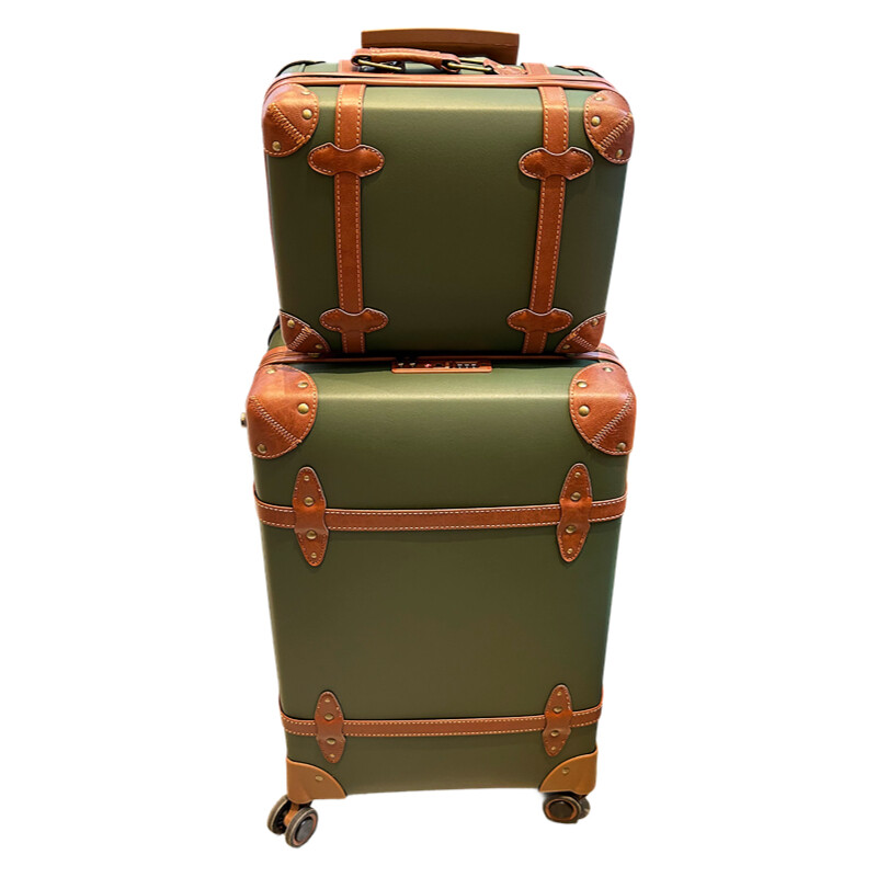 Vintage-Koffer aus PU-Leder fü – Retro Vintage Trunk Suitcase Bewertung und Preis