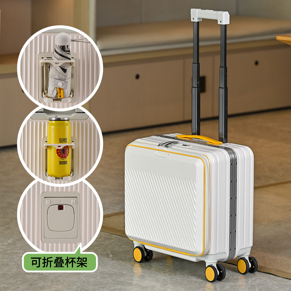 18 Zoll Frontöffnungs-Handgepä – Aluminum Frame Carry On Luggage Bewertung und Preis