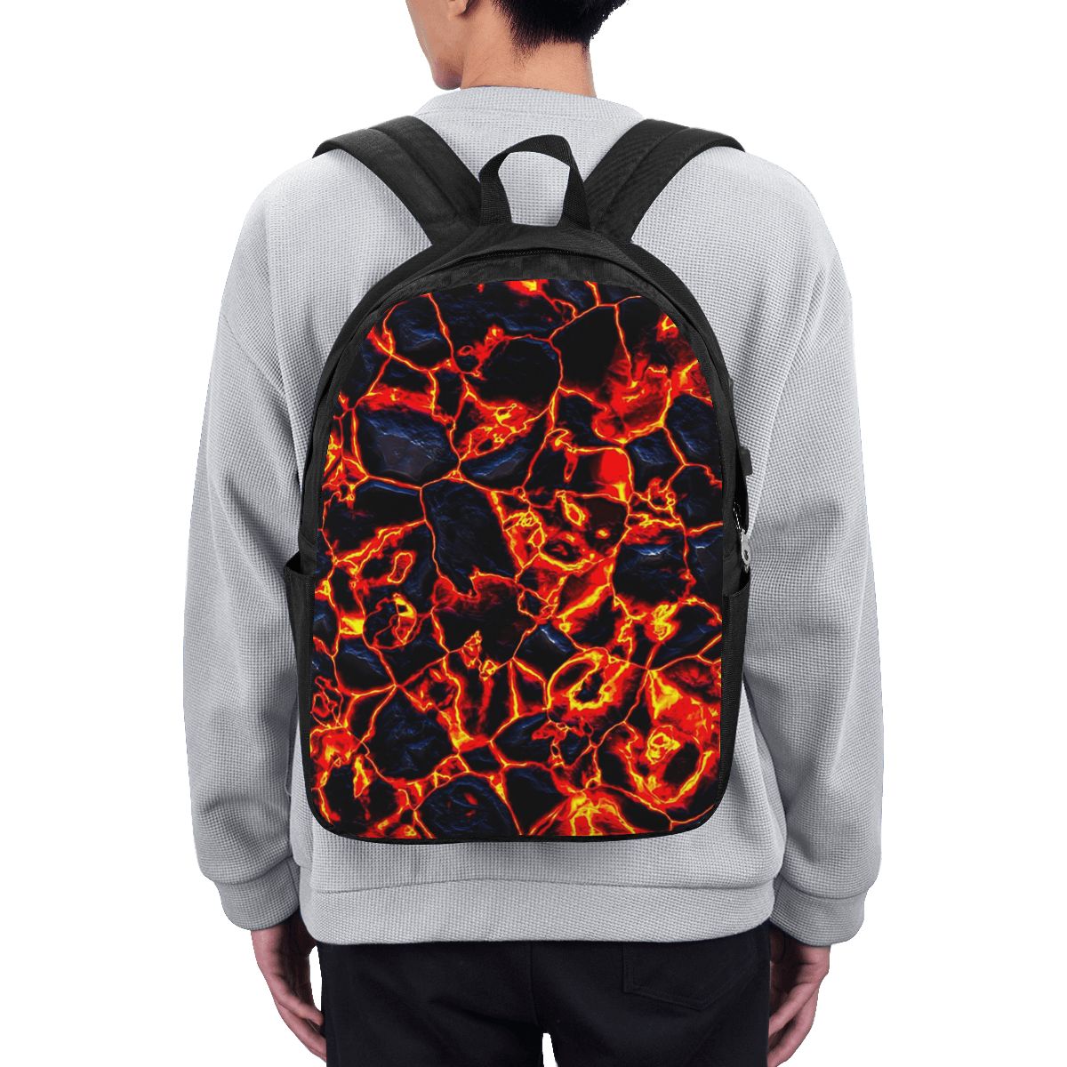 Magma-Vulkan-Lava-Feuer-Rucksa – Backpacks Bewertung und Preis