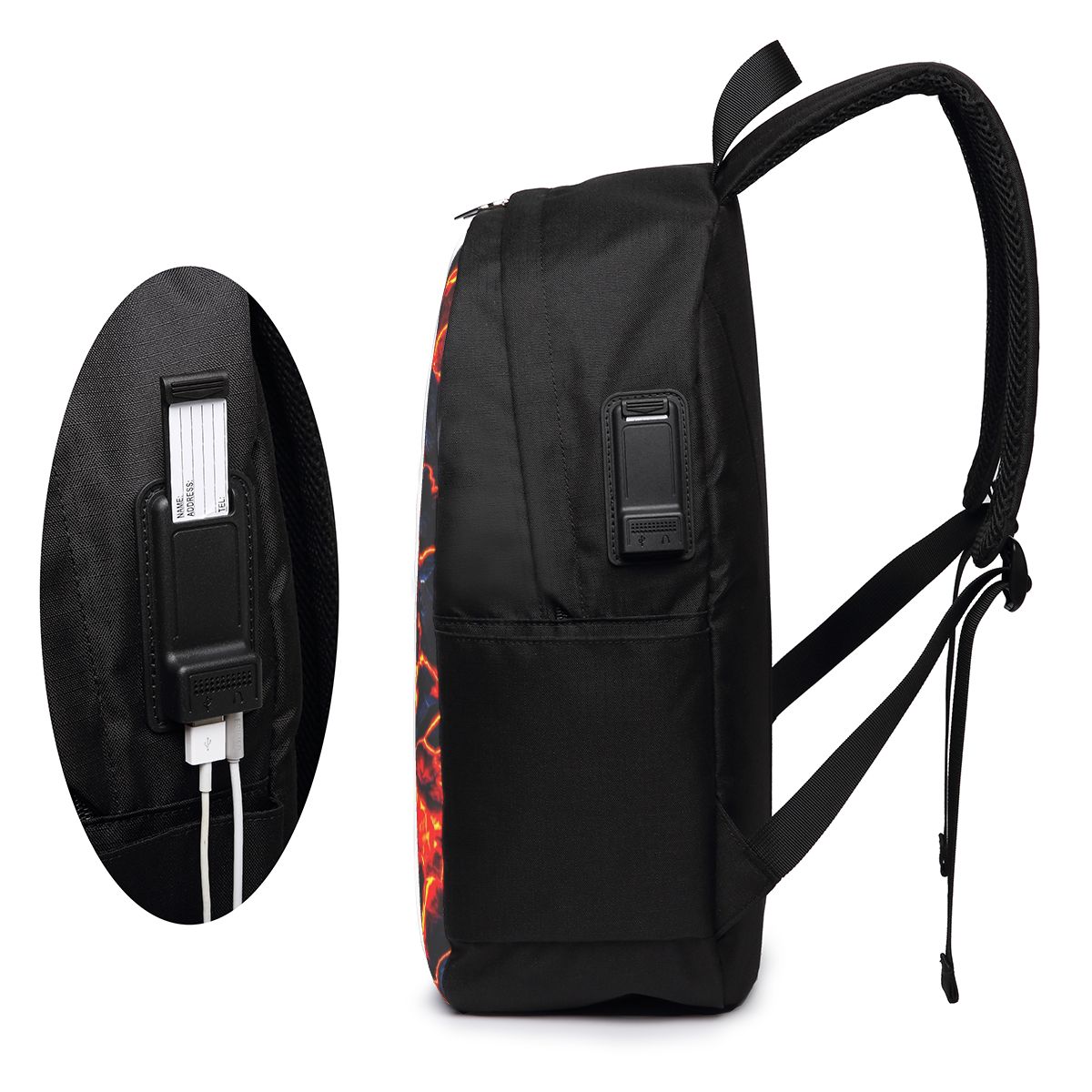 Magma-Vulkan-Lava-Feuer-Rucksa – Backpacks Bewertung und Preis