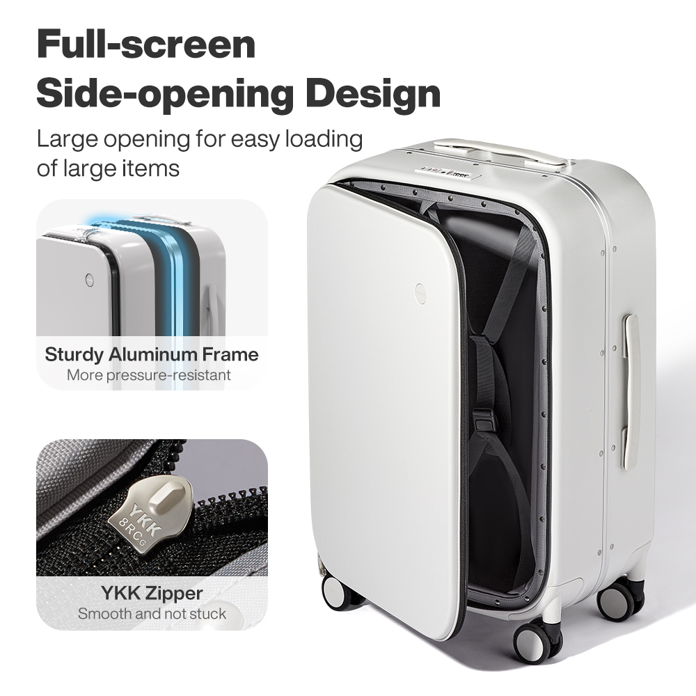 Mixi Neuer PC-Koffer mit Alumi – Aluminum Frame Carry On Luggage Bewertung und Preis