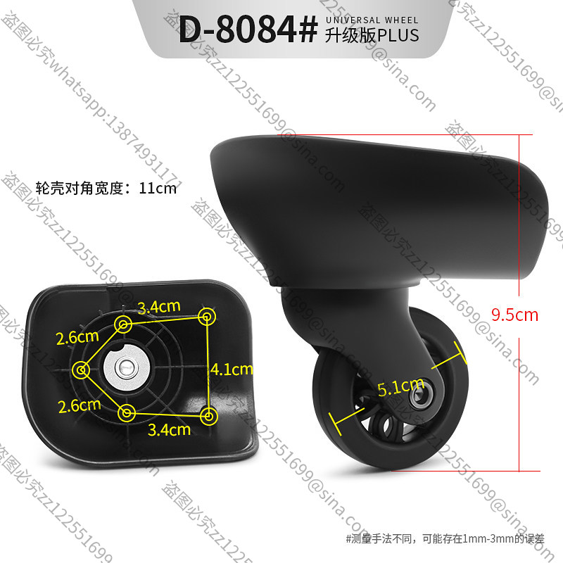 Geeignet für Kofferrollen-Ersa – Silent Replacement Luggage Wheels Bewertung und Preis