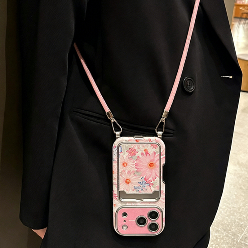 Rosa Blumenmuster Kunstleder-T – Wallets Bewertung und Preis