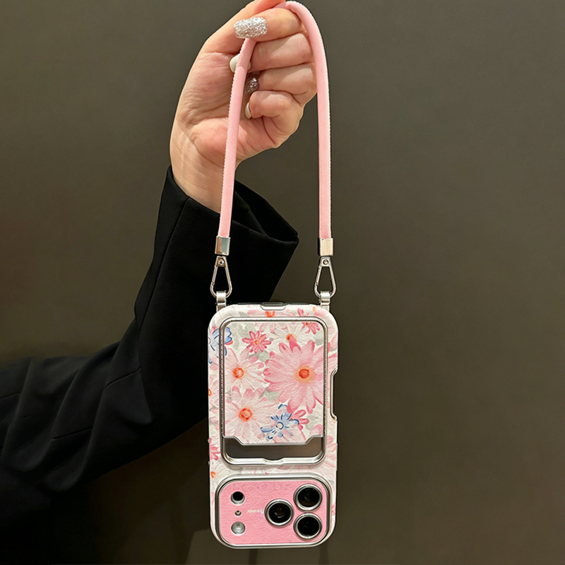 Rosa Blumenmuster Kunstleder-T – Wallets Bewertung und Preis