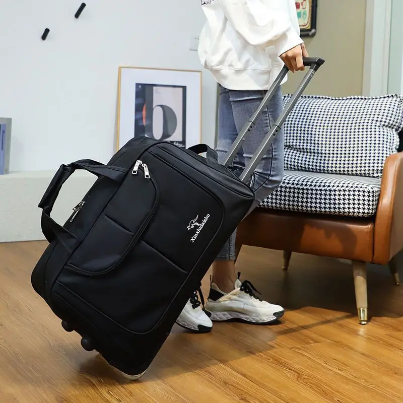 Große Kapazität Trolley-Tasche – Foldable Rolling Luggage Bag Bewertung und Preis