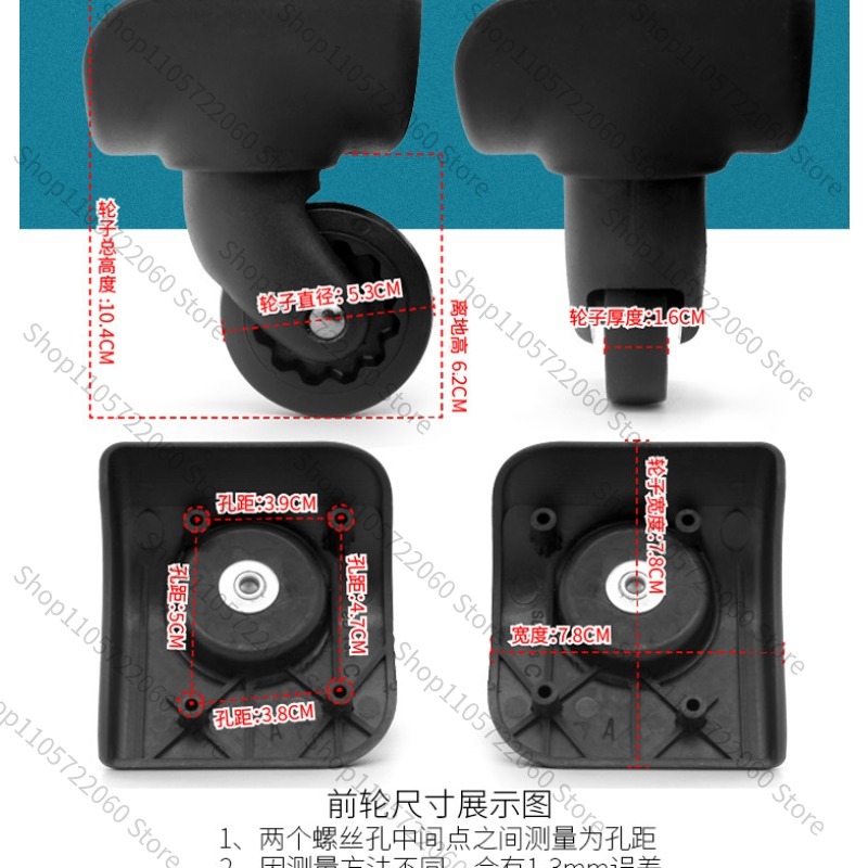 Für BW042 #   Ersatz-Gepäckrad – Silent Replacement Luggage Wheels Bewertung und Preis