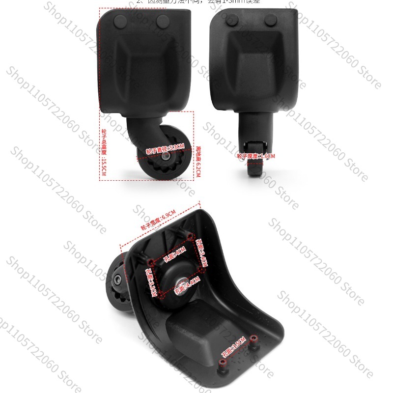 Für BW042 #   Ersatz-Gepäckrad – Silent Replacement Luggage Wheels Bewertung und Preis