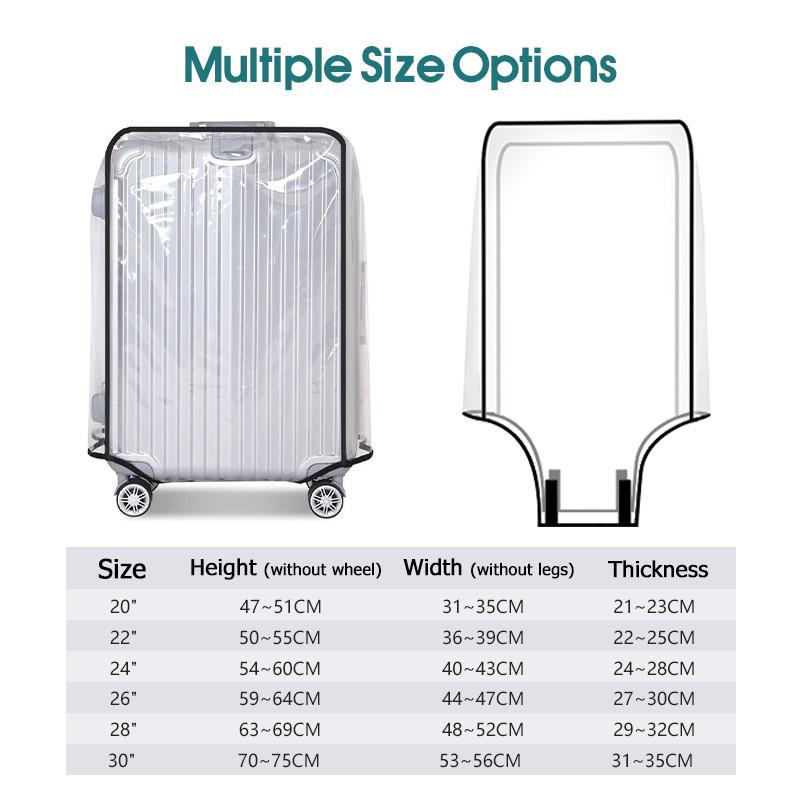Bestseller Reise Transparente  – Luggage Protective Cover Transparent Bewertung und Preis