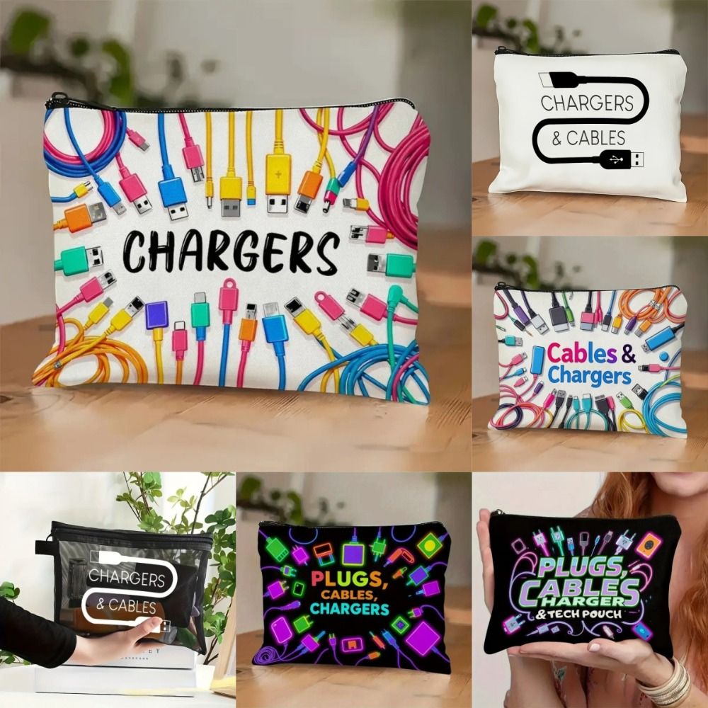 Neue Canvas-Ladegerät-Aufbewah – Cosmetic Bags Bewertung und Preis