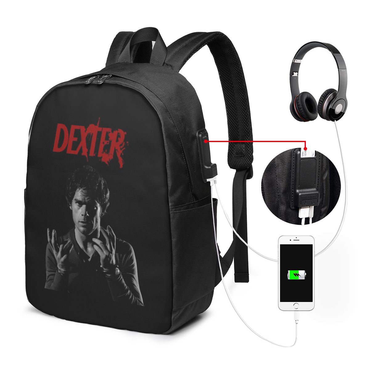 Movie Dexter Morgan Rucksack,  – Backpacks Bewertung und Preis