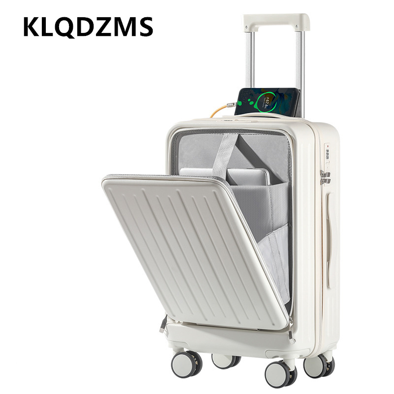 KLQDZMS 20-Zoll-Ladekoffer mit – Front Opening Laptop Luggage 24 Inch Bewertung und Preis