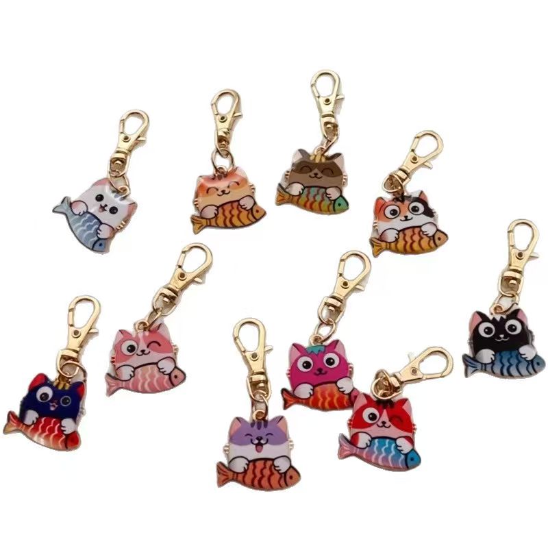 10 Stück bedruckte Katzen-Schl – Wallets Bewertung und Preis